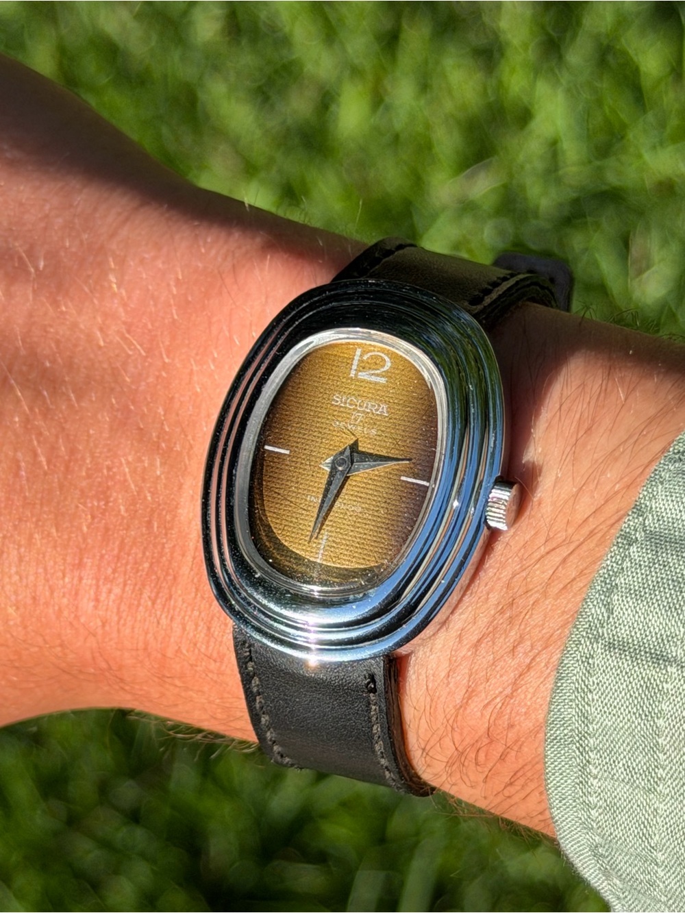 Vintage Men’s Sicura Honeycomb Baignore Watch - Picture 2 of 6
